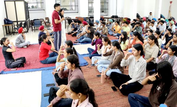 The event aimed at promoting a healthy lifestyle through yoga